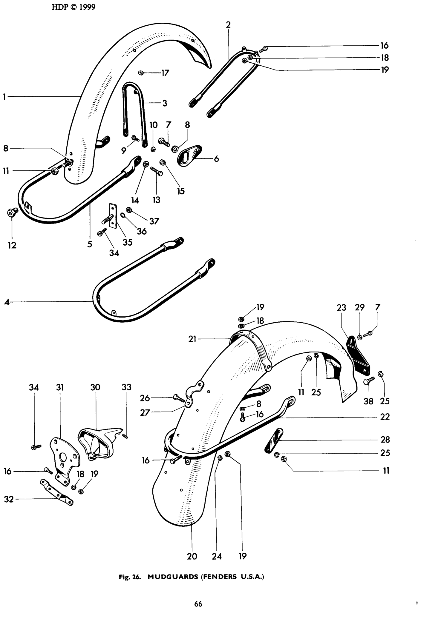MUDGUARDS (FENDERS U.S.A.)