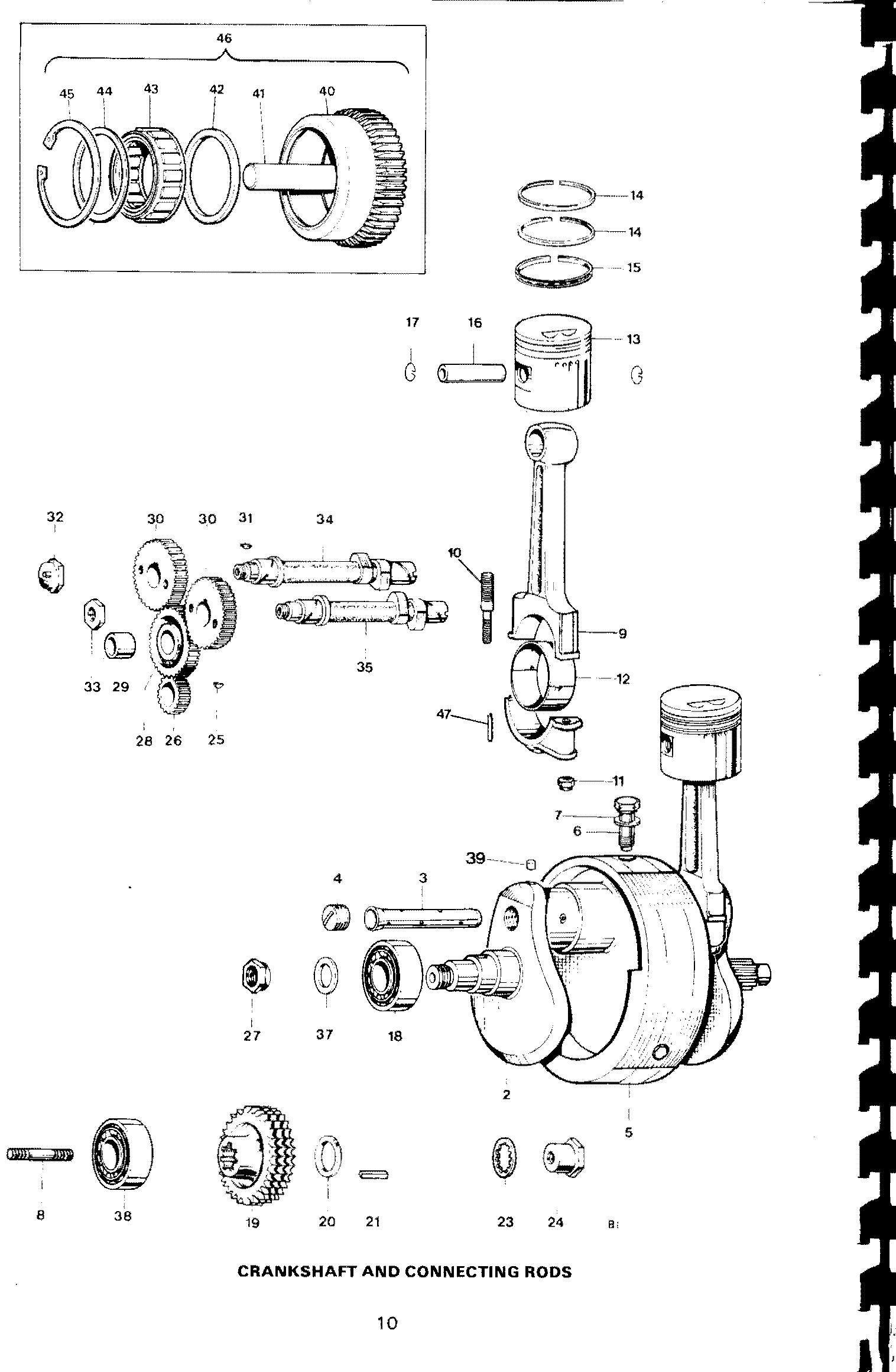 Camshaft pinion