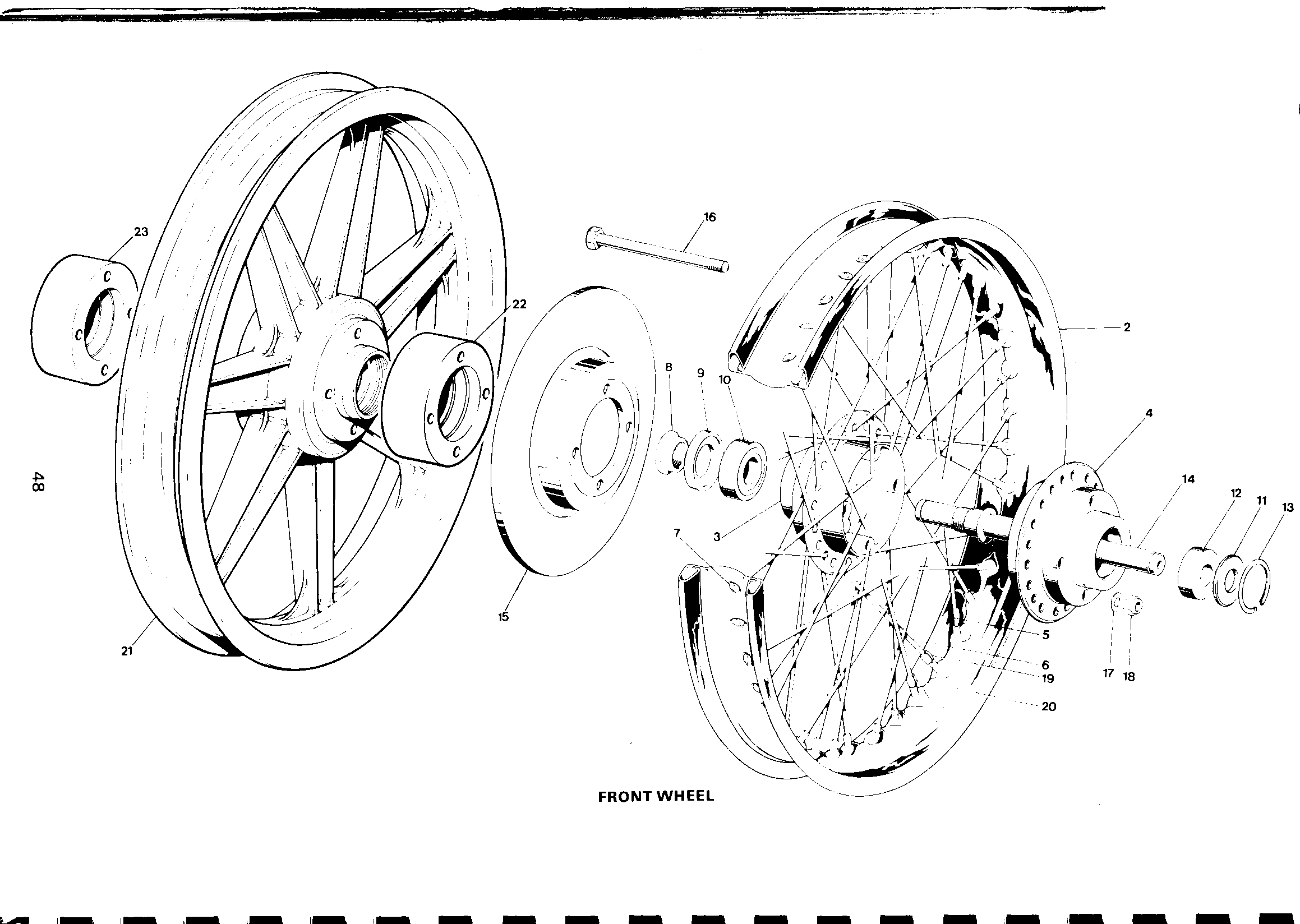 Front Wheel Assy C/W Discs