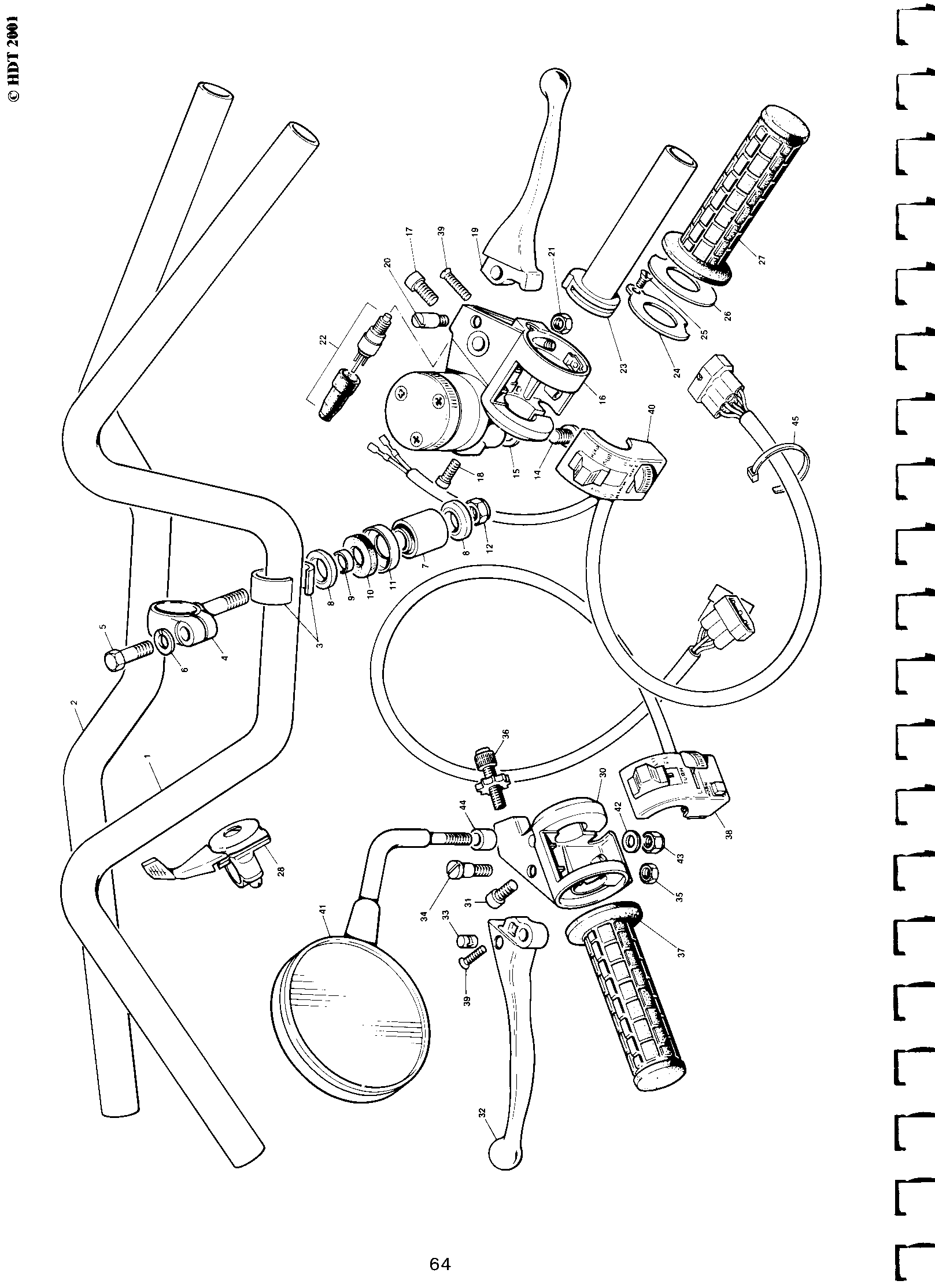 Master cylinder clamp screw