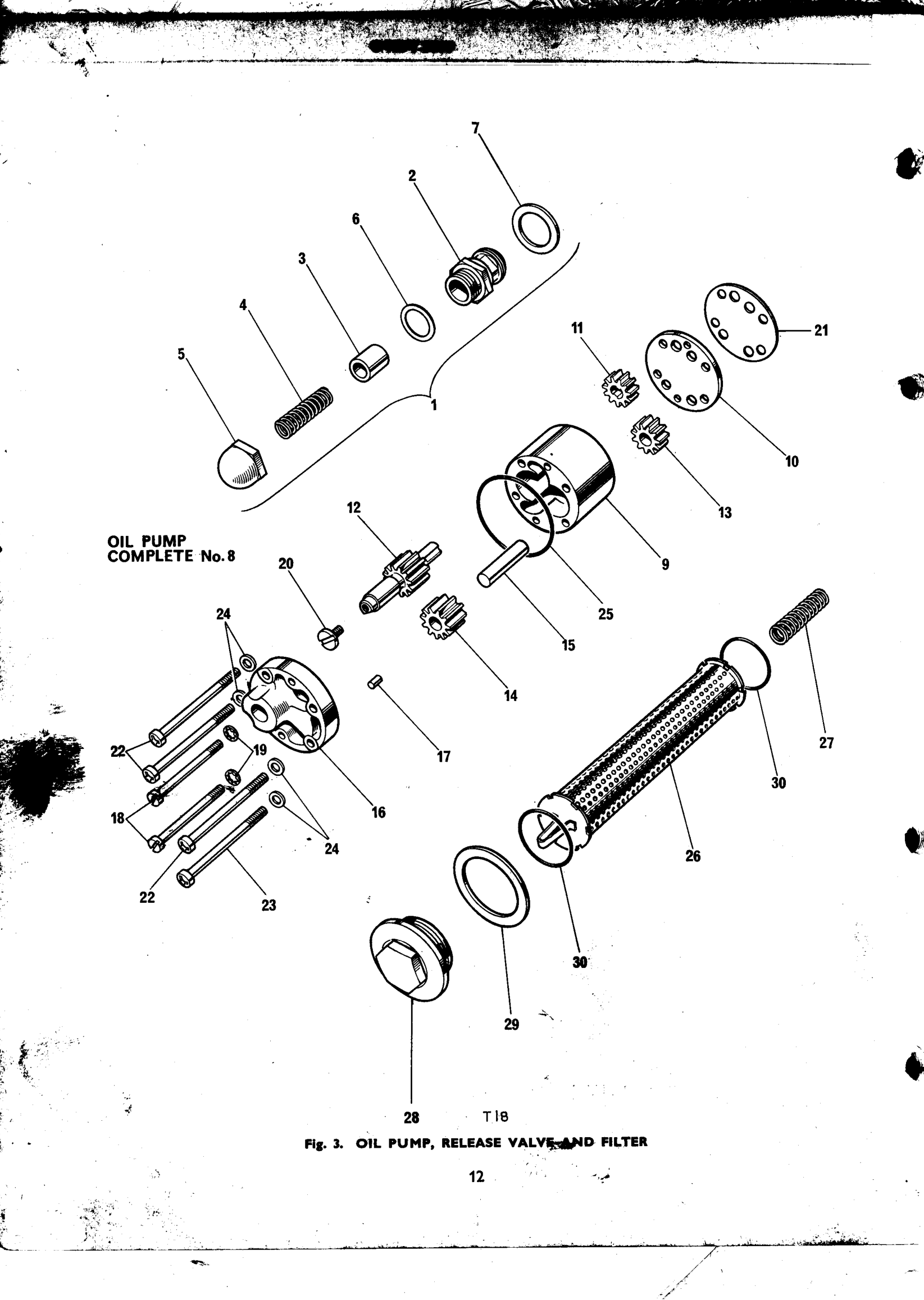 OIL PUMP GEAR SCREW T150