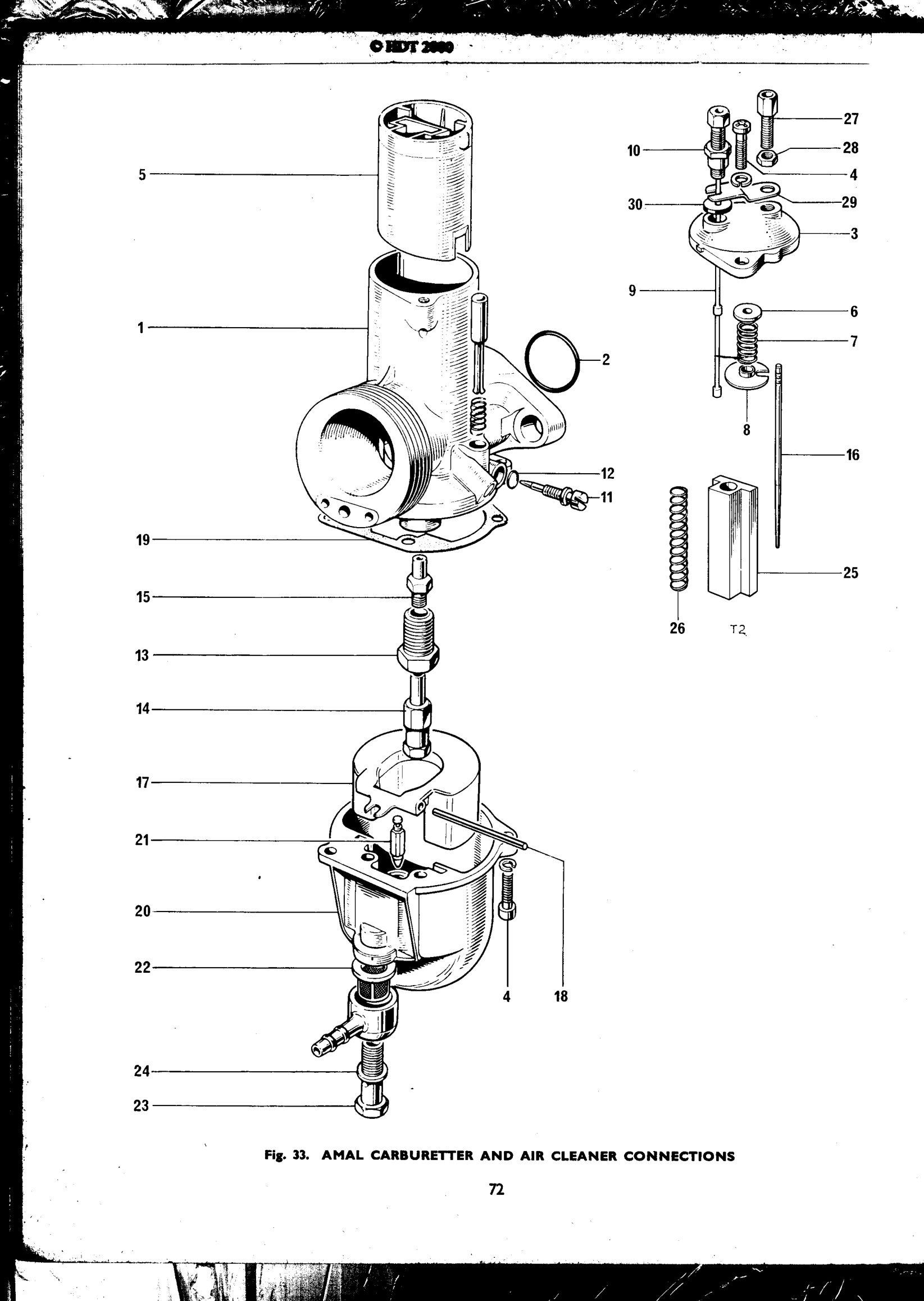 CARBURETTER L.H. (Amal L626/15)