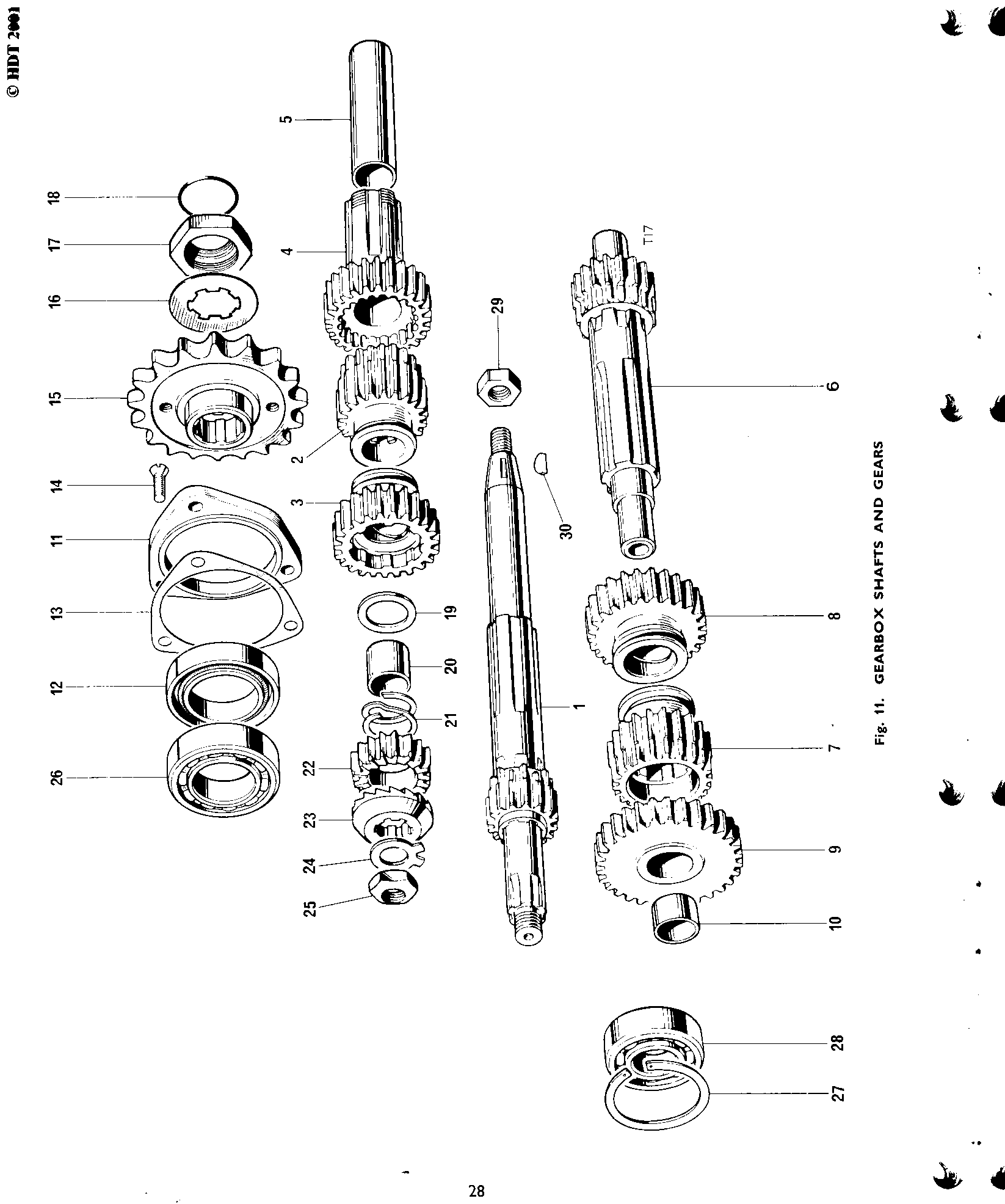 Mainshaft 2nd gear (21T)