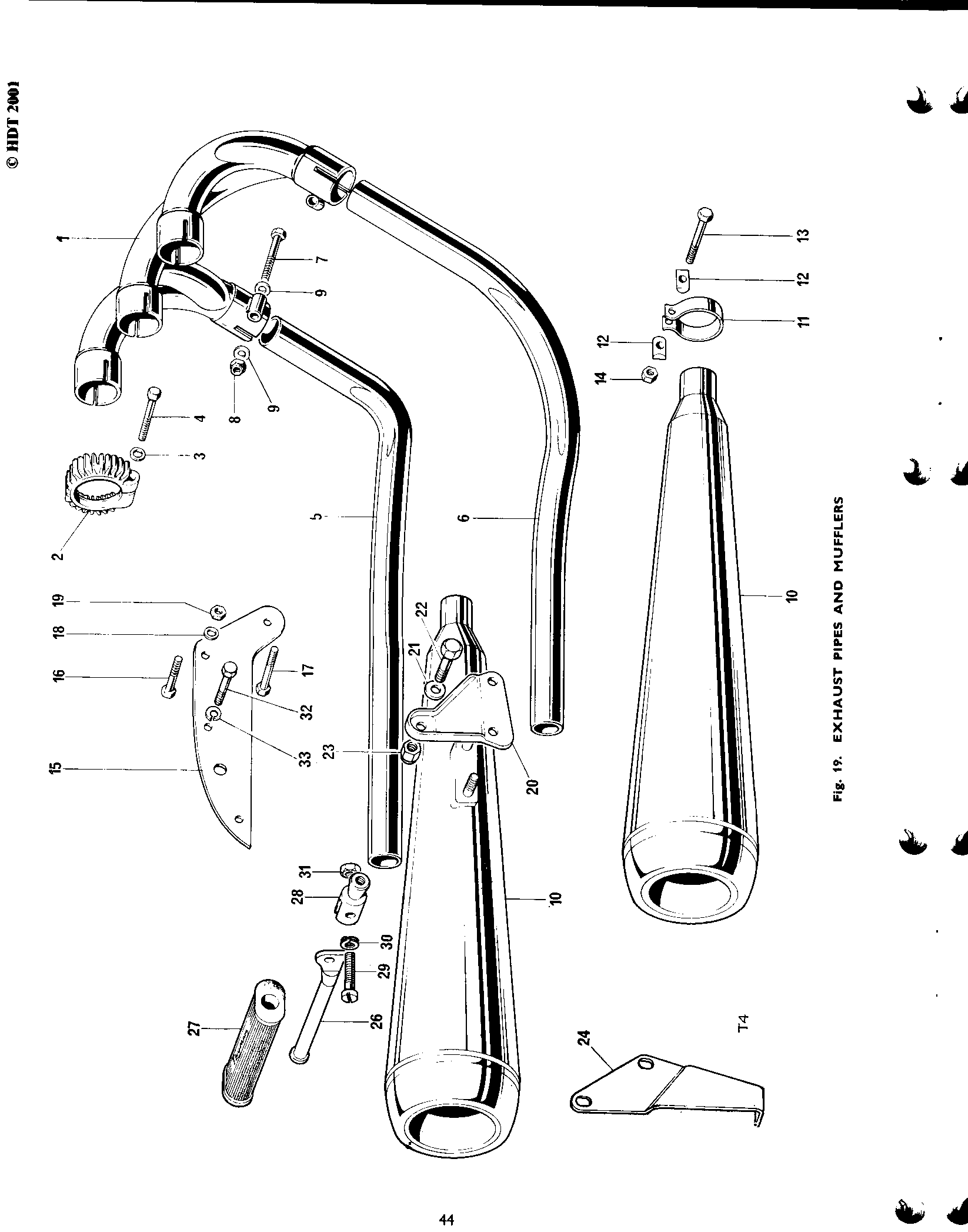 EXHAUST PIPES AND MUFFLERS
