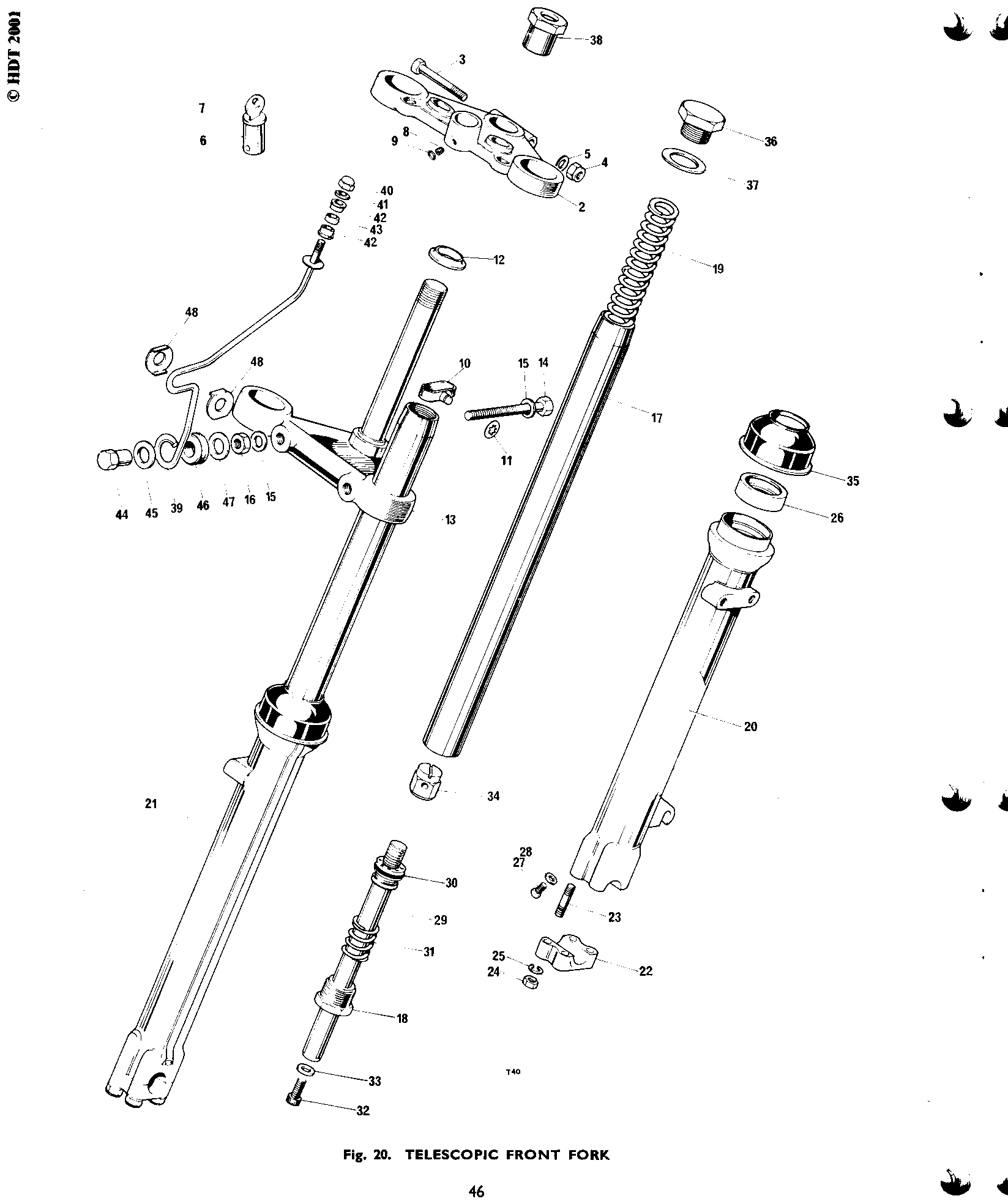TELESCOPIC FRONT FORK