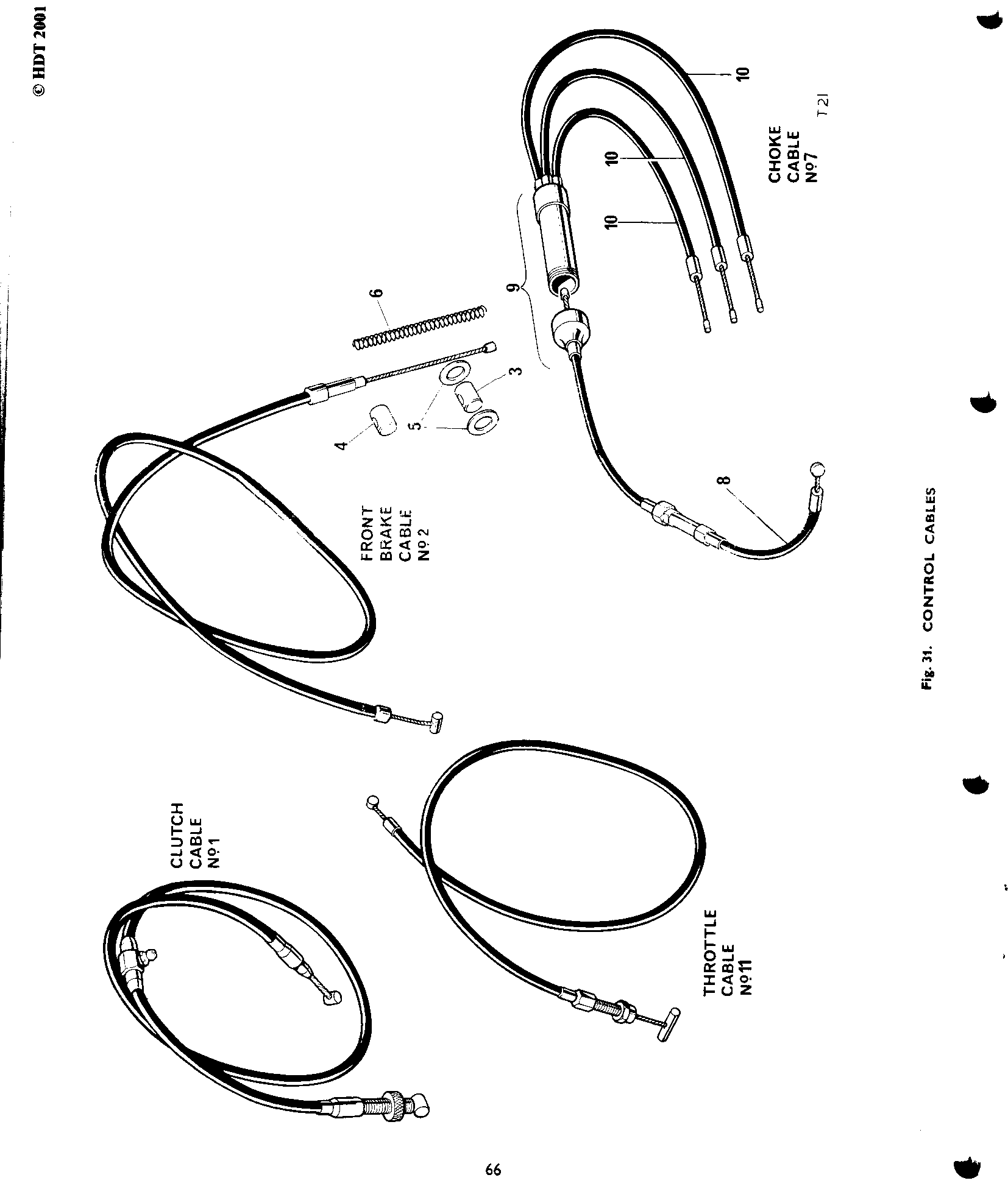 FRONT BRAKE CABLE