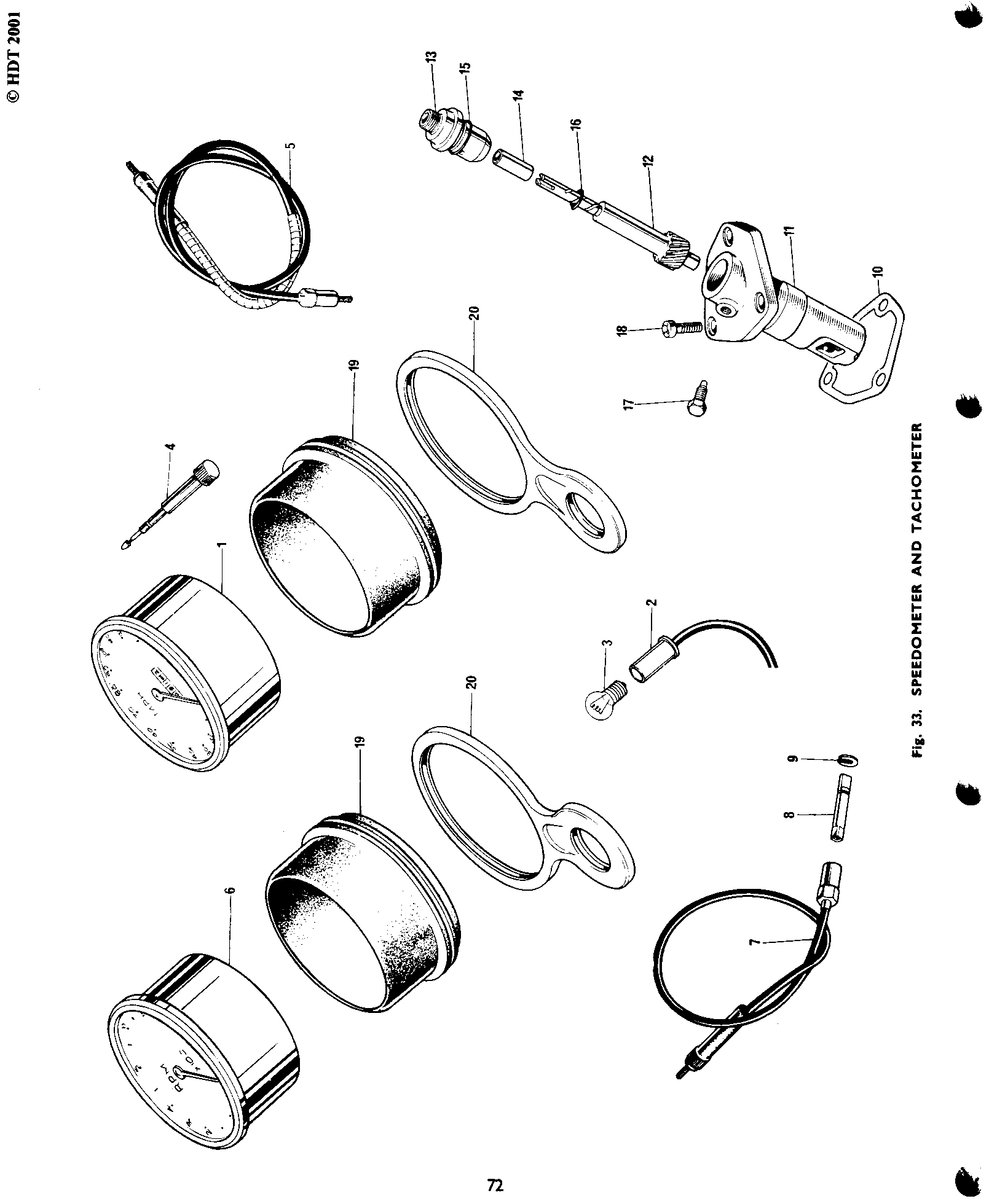 TACHOMETER DRIVE GEAR T15