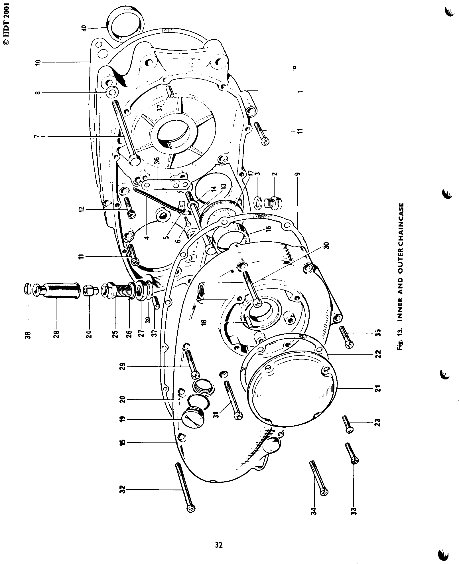 Washer – clutch cable abutment locknut