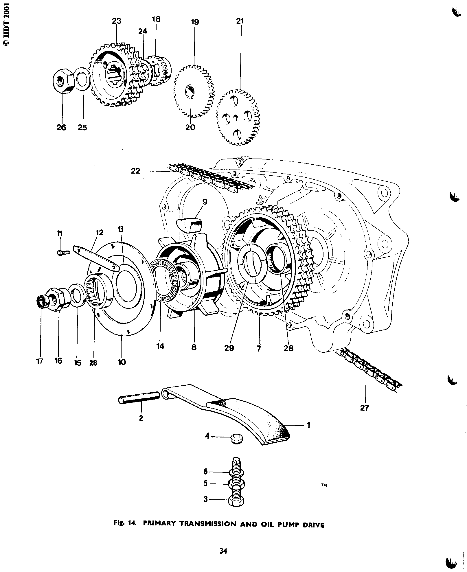 Engine sprocket (28T)